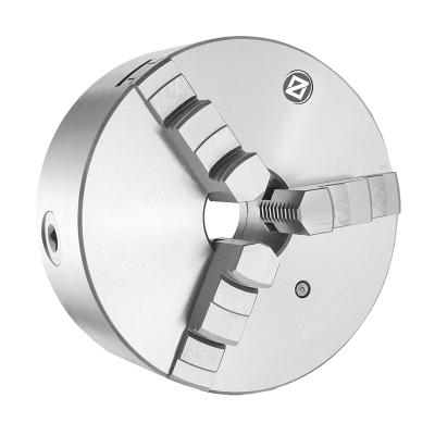 Zentra 3-Bakket Centrerpatron Ø200 mm Stål DIN 6350 Faste bakker-Montering på bagsiden